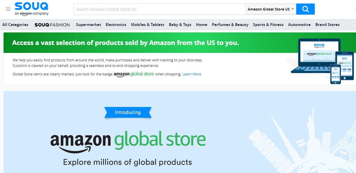 Amazon Global Store comes to UAE