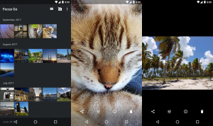 تطبيق Focus Go معرض صور جديد على أندرويد