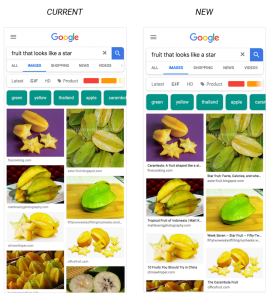 نتائج بحث صور قوقل ستعرض الآن تسميات توضيحية في أندرويد و iOS