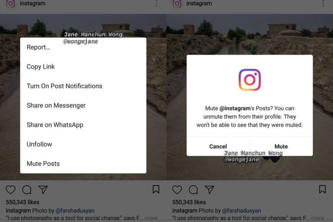 Instagram might be testing a mute button