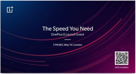الكشف عن OnePlus 6 في لندن بتاريخ 16 مايو